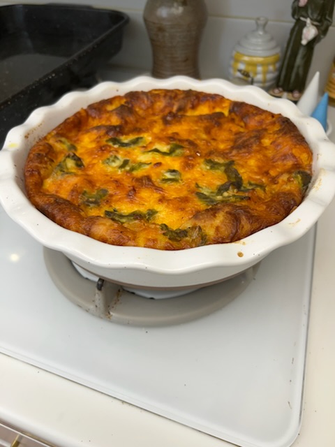 Christmas Strata (Cheese Souffle)